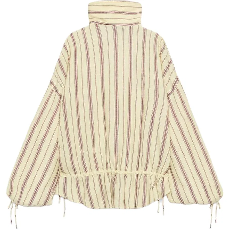 Женская рубашка с воротником-стойкой Yellow ZARA, Желтый — фото 3