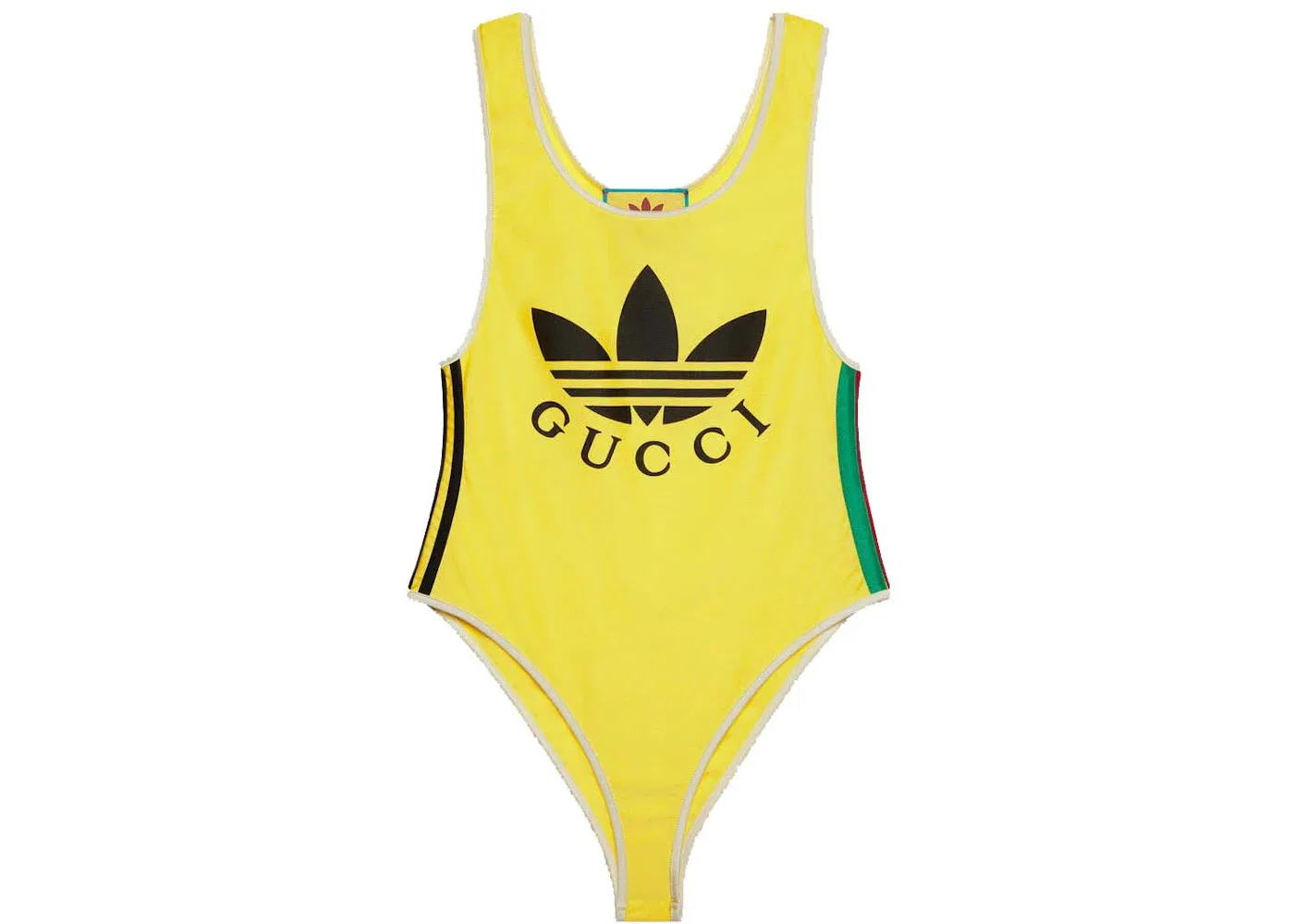 Женский купальник с логотипом Gucci x Adidas Swimsuit, Yellow