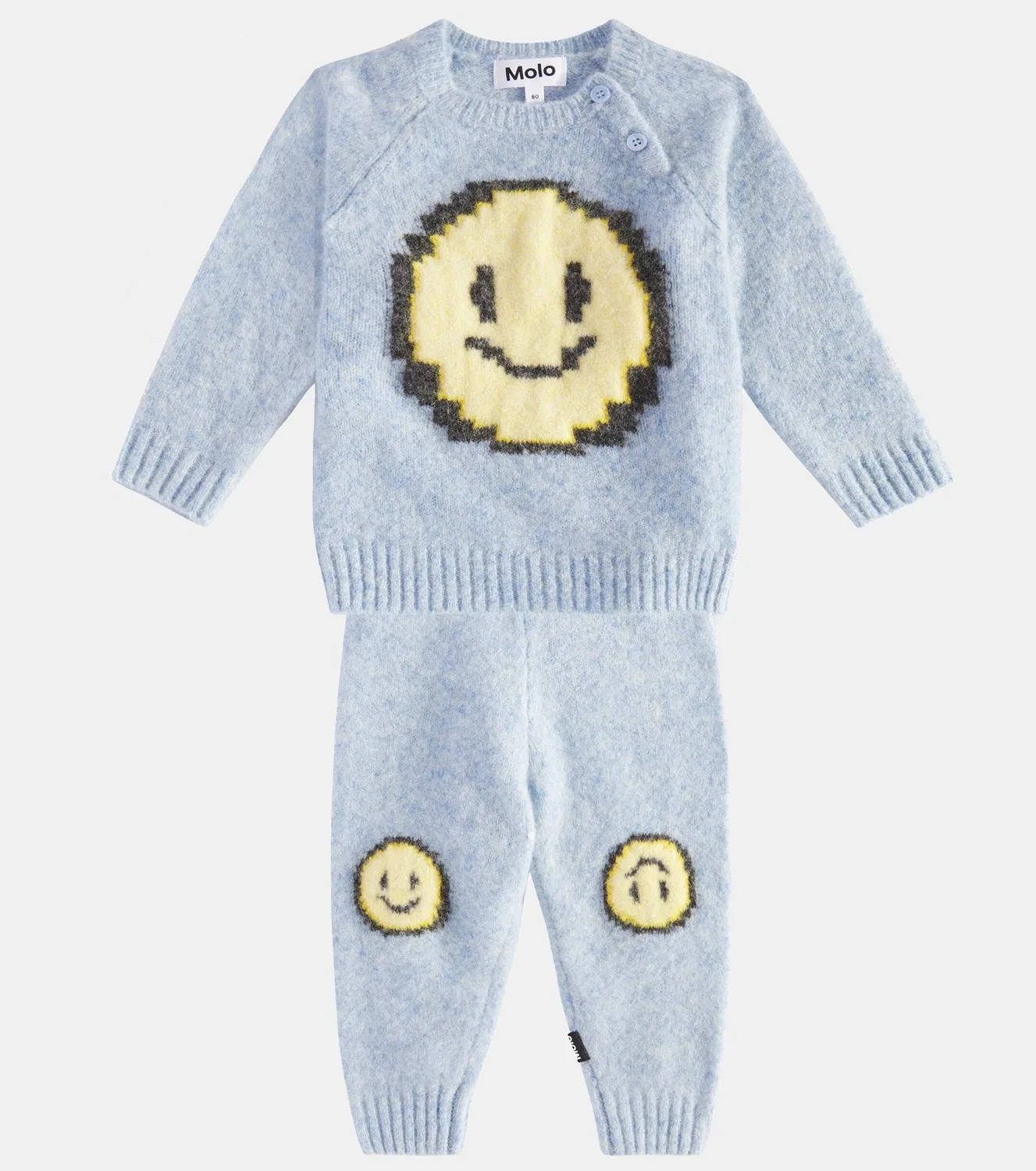 Комплект из свитера и брюк Baby Bless and Sol Molo, синий — фото 2