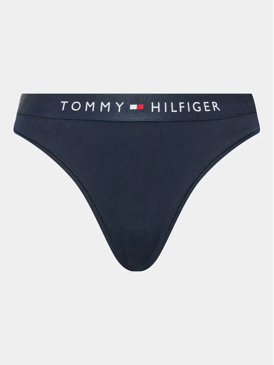 Трусы-танга Tommy Hilfiger, темно-синий — фото 4