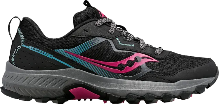 

Кроссовки Saucony Wmns Excursion TR16 Wide Black Fuchsia, черный