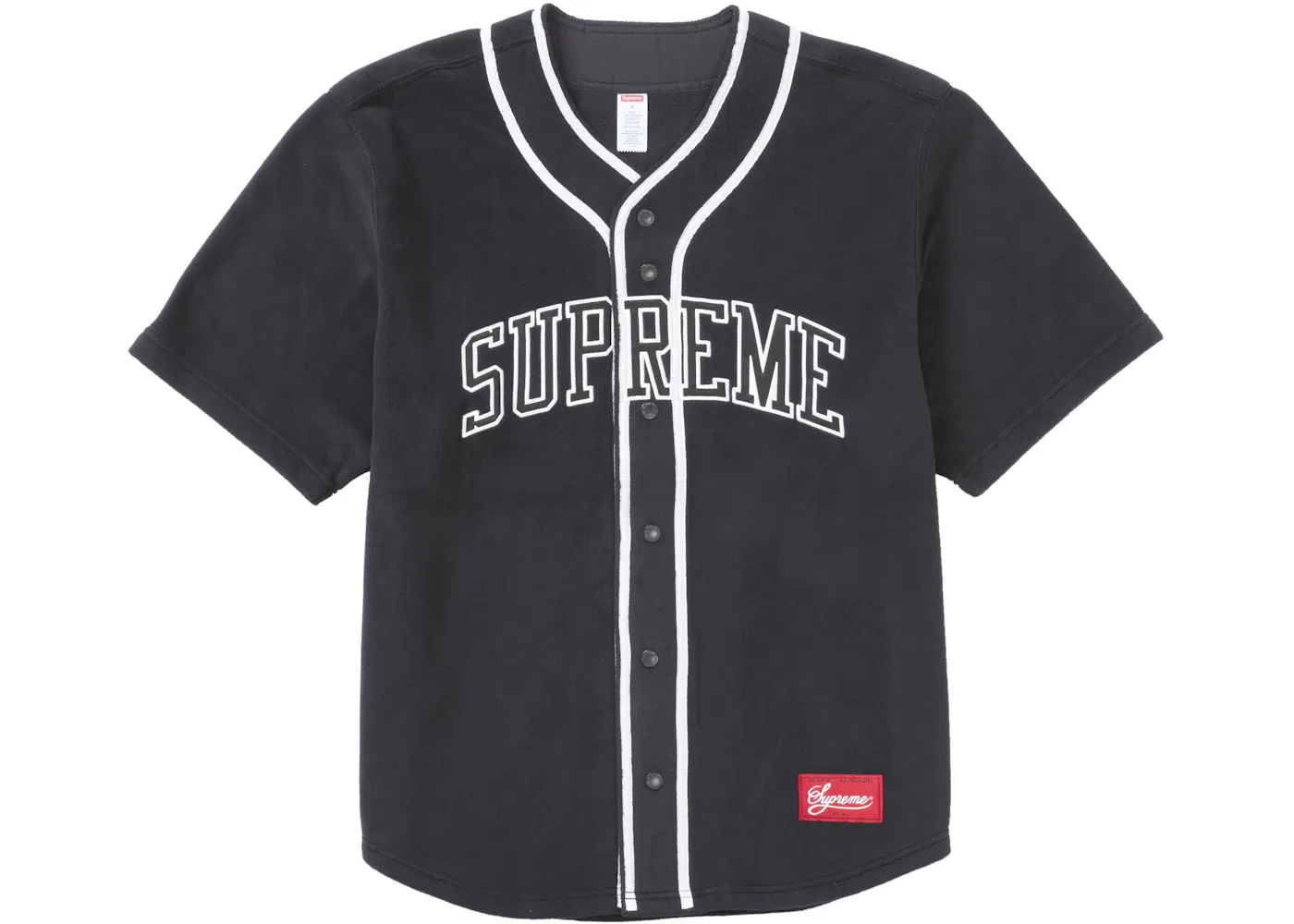 Мужская бейсбольная джерси из Polartec Supreme, Black