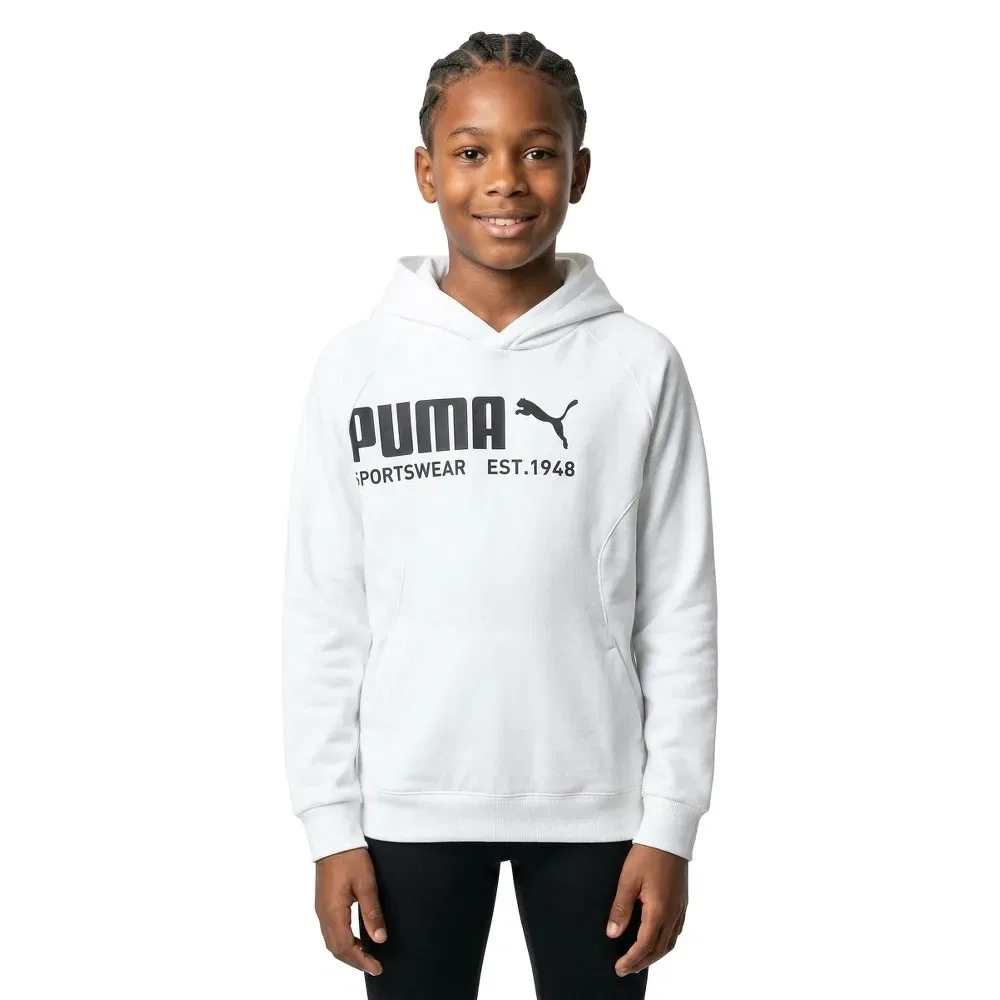Худи свободного кроя Puma Sport Relaxed Fit Puma, белый — фото 2
