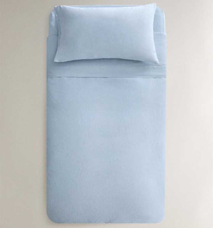 

Пододеяльник Zara Home Linen, синий