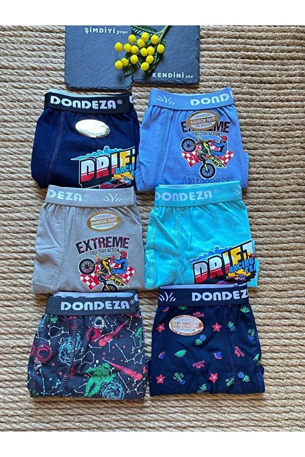 Детские боксеры для девочек хлопковые Dondeza, Multicolor — фото 3