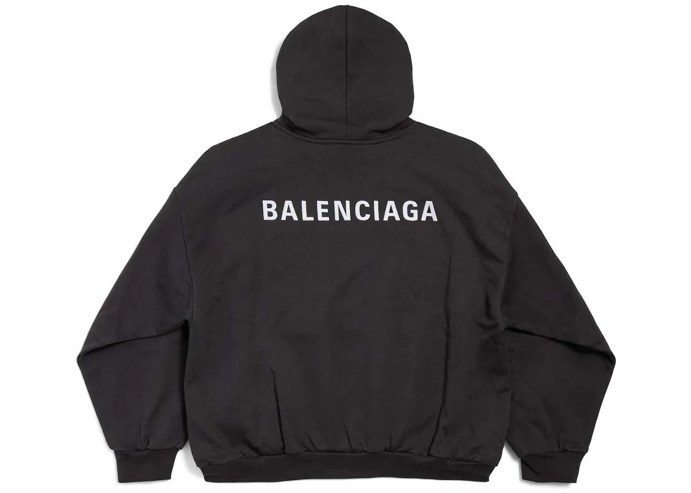 Мужской худи с логотипом Balenciaga, Black — фото 2