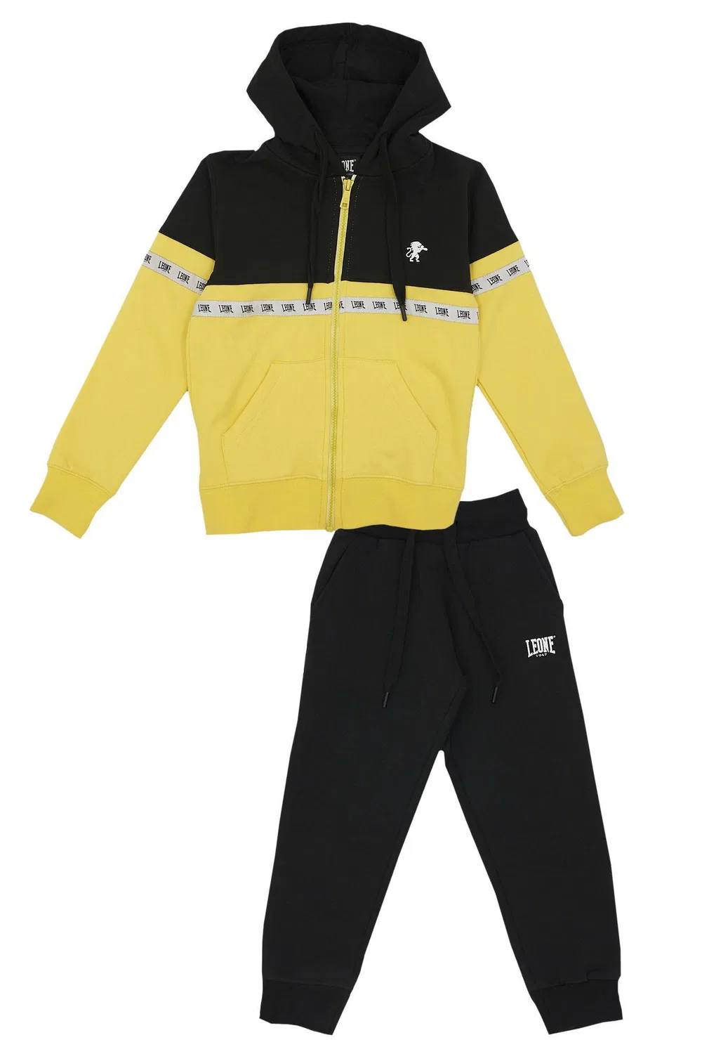 Детский спортивный костюм с капюшоном New Tape Leone 1947 Apparel, Gelb