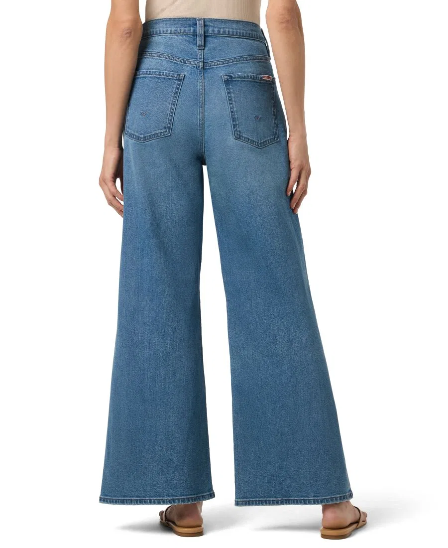 Джинсы с высокой посадкой и широкими штанинами Jolene Hudson Jeans, Whistler — фото 3