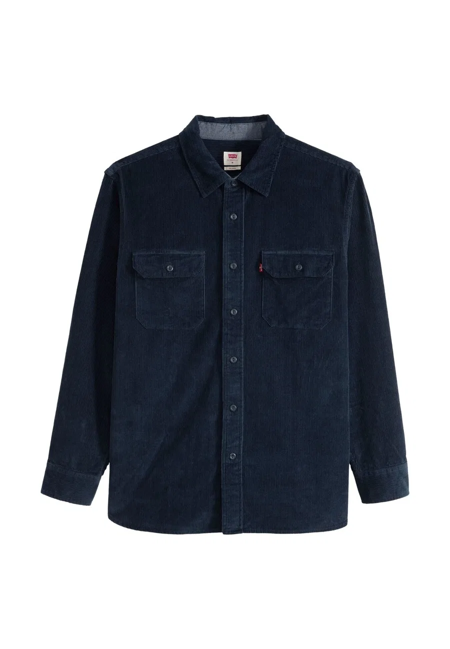 Рубашка LEVI'S Regular fit на пуговицах, модель 'CLASSICWORKER', темно-синего цвета