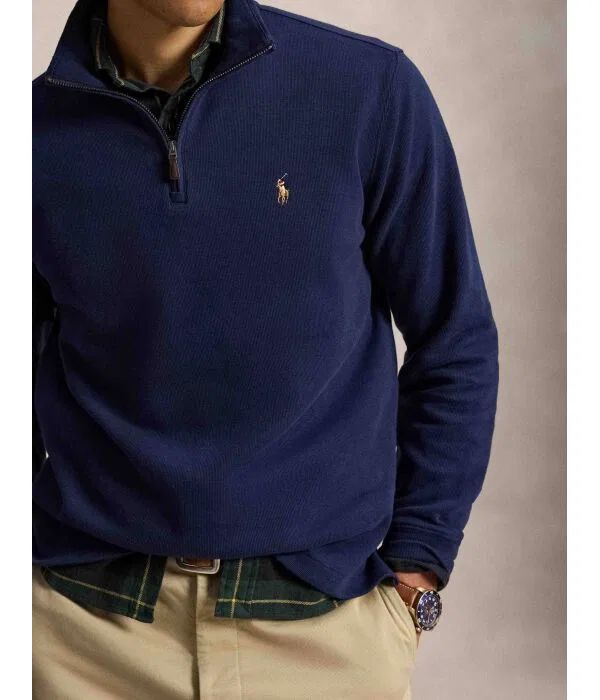 Мужская толстовка с длинным рукавом Polo Ralph Lauren, Blu Marino — фото 4