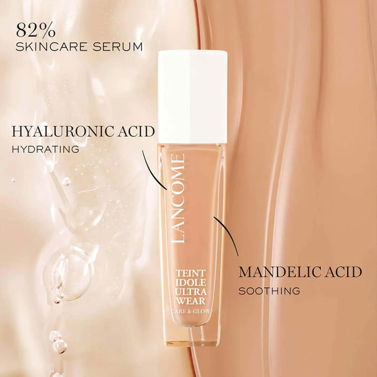 Тональный крем Teint Idole Ultra Wear Care & Glow, Lancôme, 30 мл, 405W — фото 2