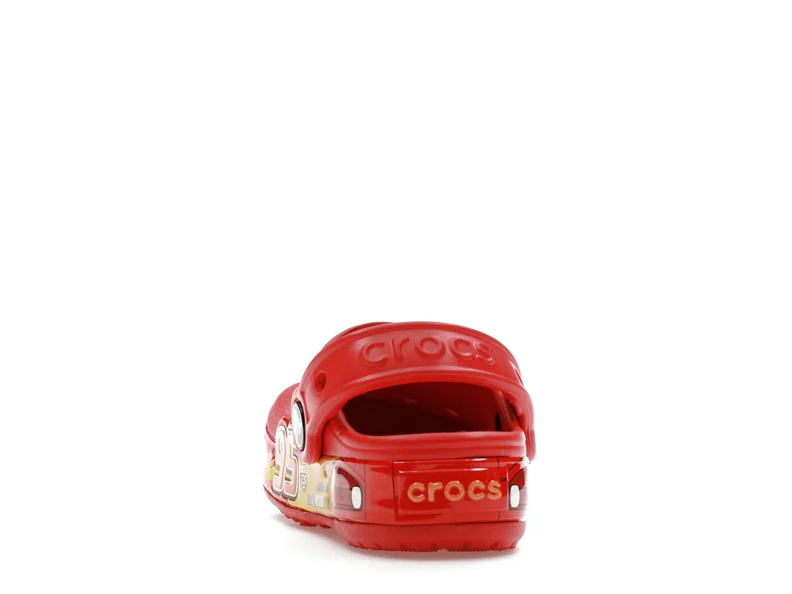Детские сабо-клоги Lightning McQueen Crocs, Red — фото 4