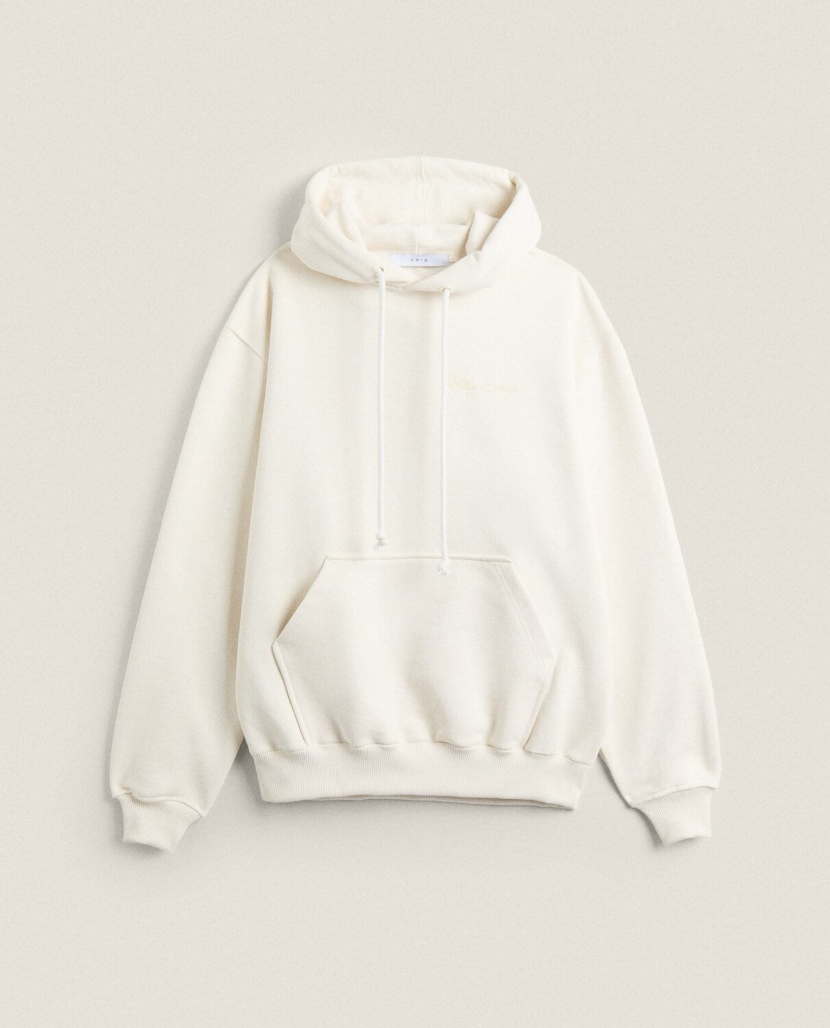 

Толстовка Zara Home Uniq Unisex Cotton, белый