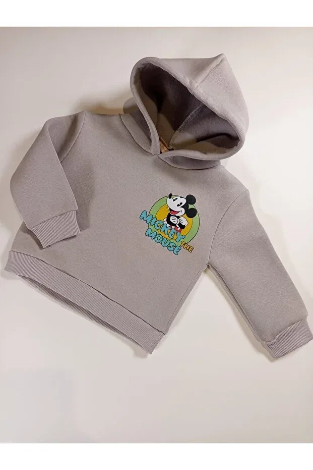 Детский комплект спортивного костюма для мальчиков Ilo, Gray — фото 4