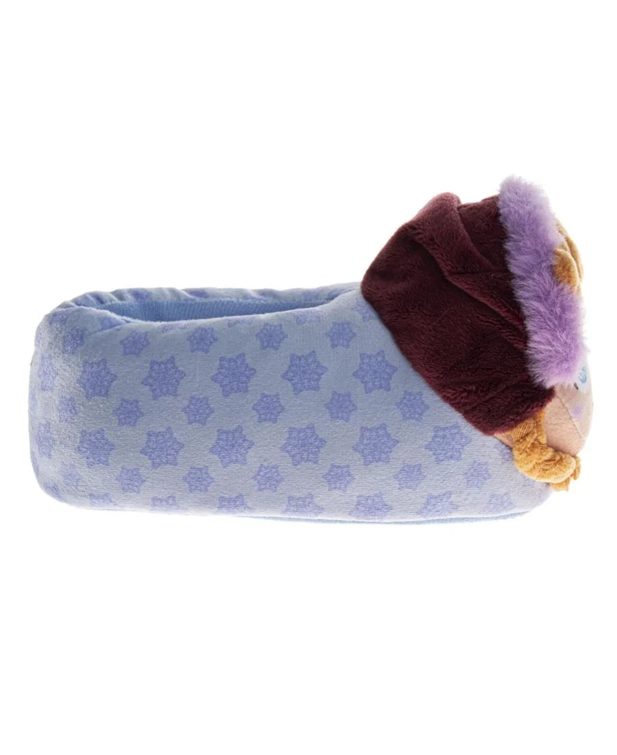 Тапочки домашние Frozen 3D Anna & Elsa Disney, Heather Navy — фото 2