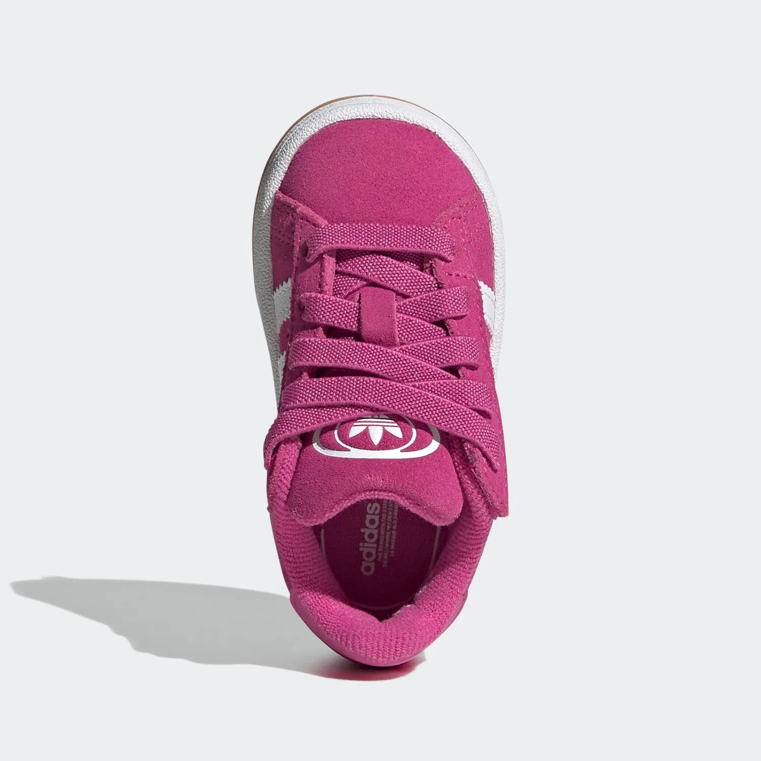 Детские кроссовки с тремя полосками Adidas Originals, Semi Lucid Fuchsia/Cloud White/Gum — фото 4