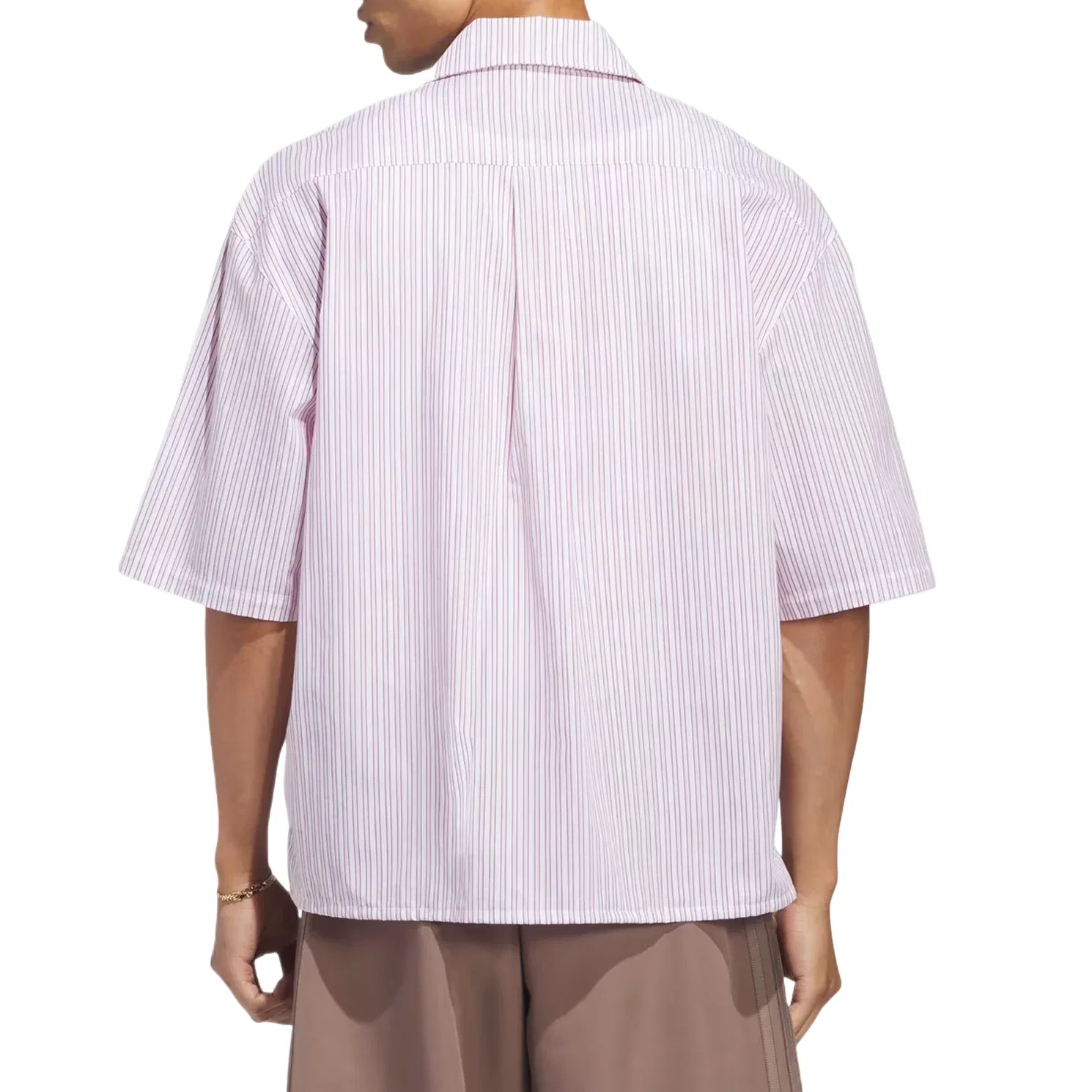 Мужская рубашка с длинным рукавом Adidas AOA Button Up Shirt, Красный — фото 3