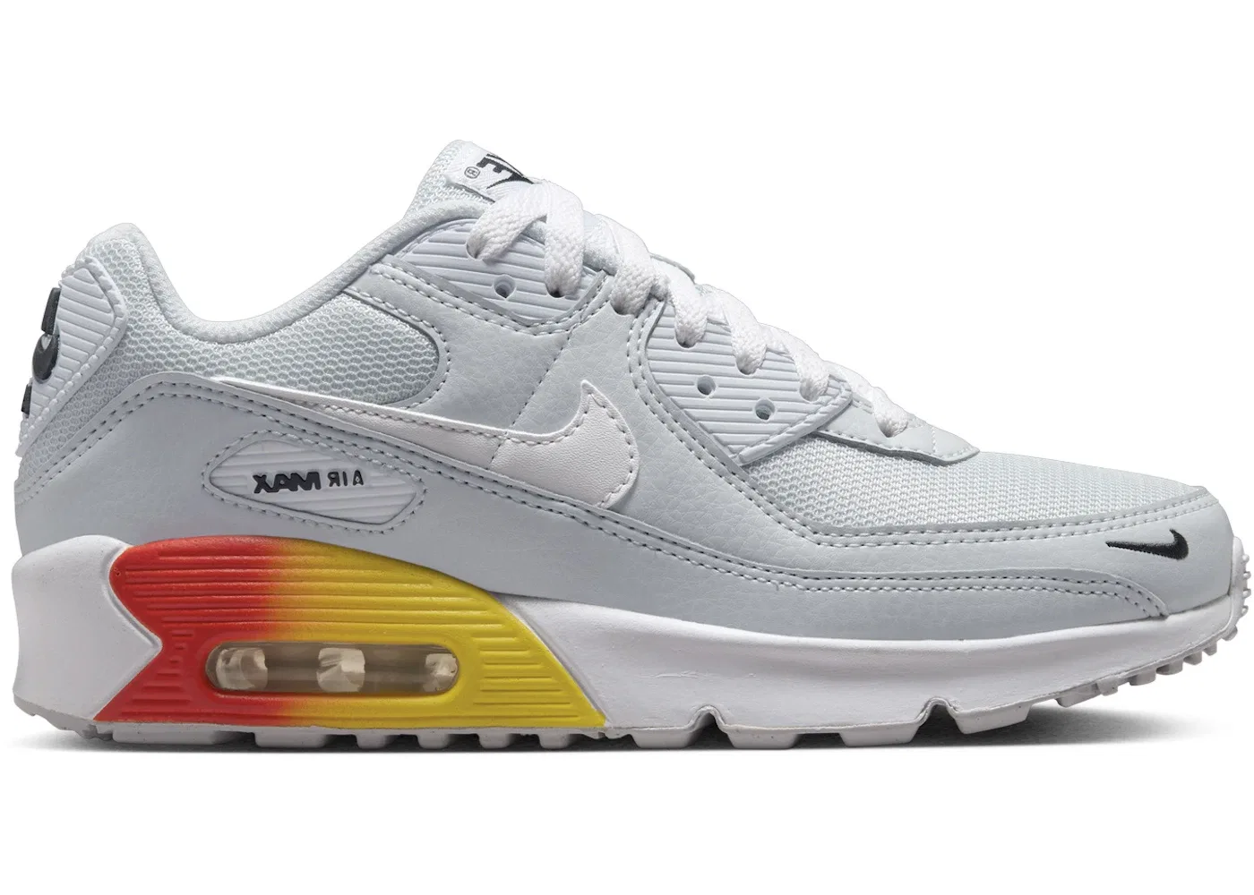Детские кроссовки Lifestyle Nike Air Max 90, Pure Platinum/Cosmic Clay/Lightning/White