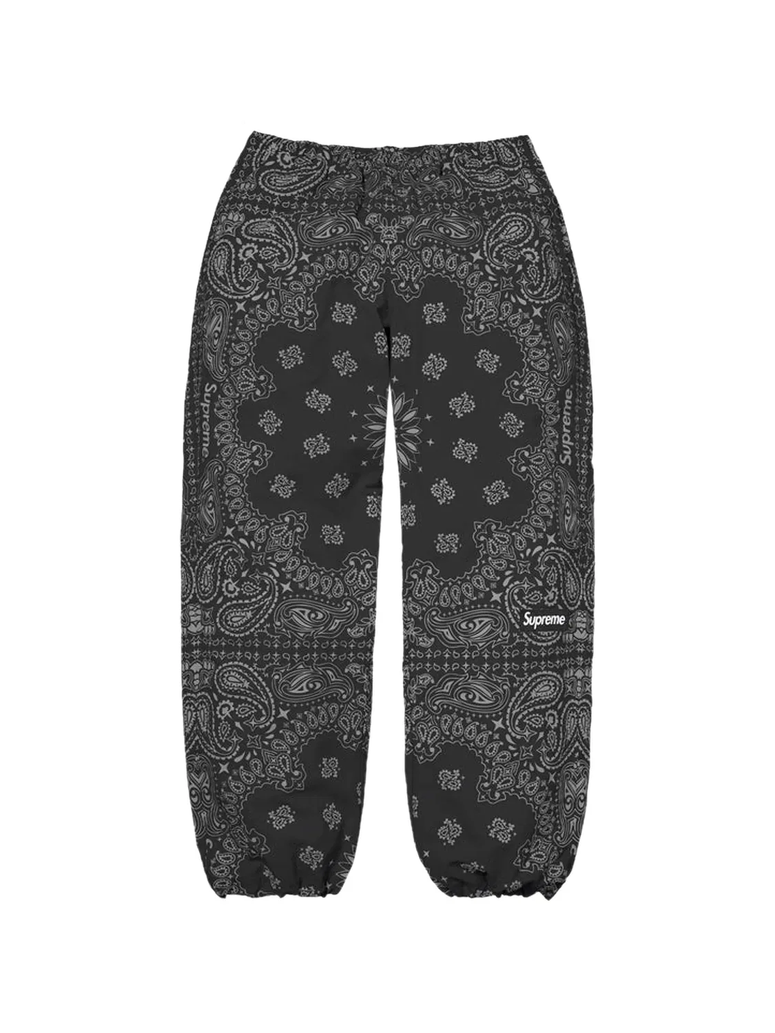 Спортивные брюки с принтом Supreme, черный
