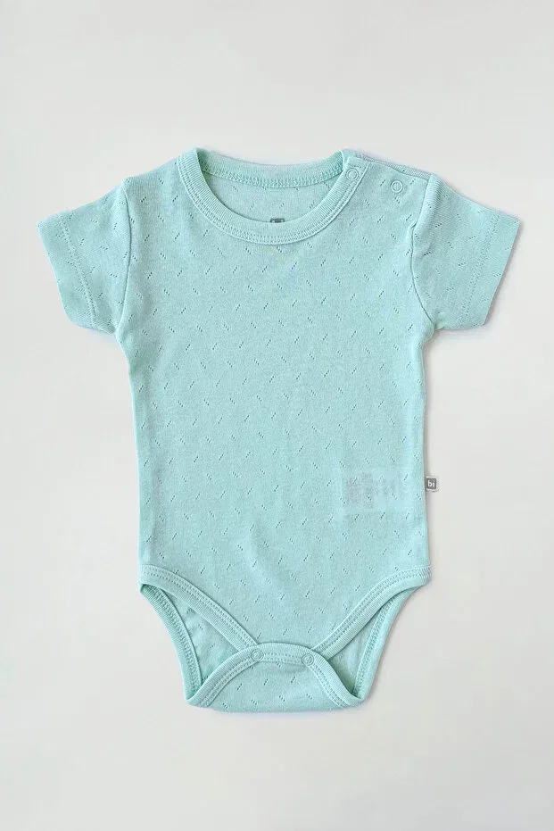 Детское боди-комбинезон для новорожденных хлопковый Basics Bibaby, Green