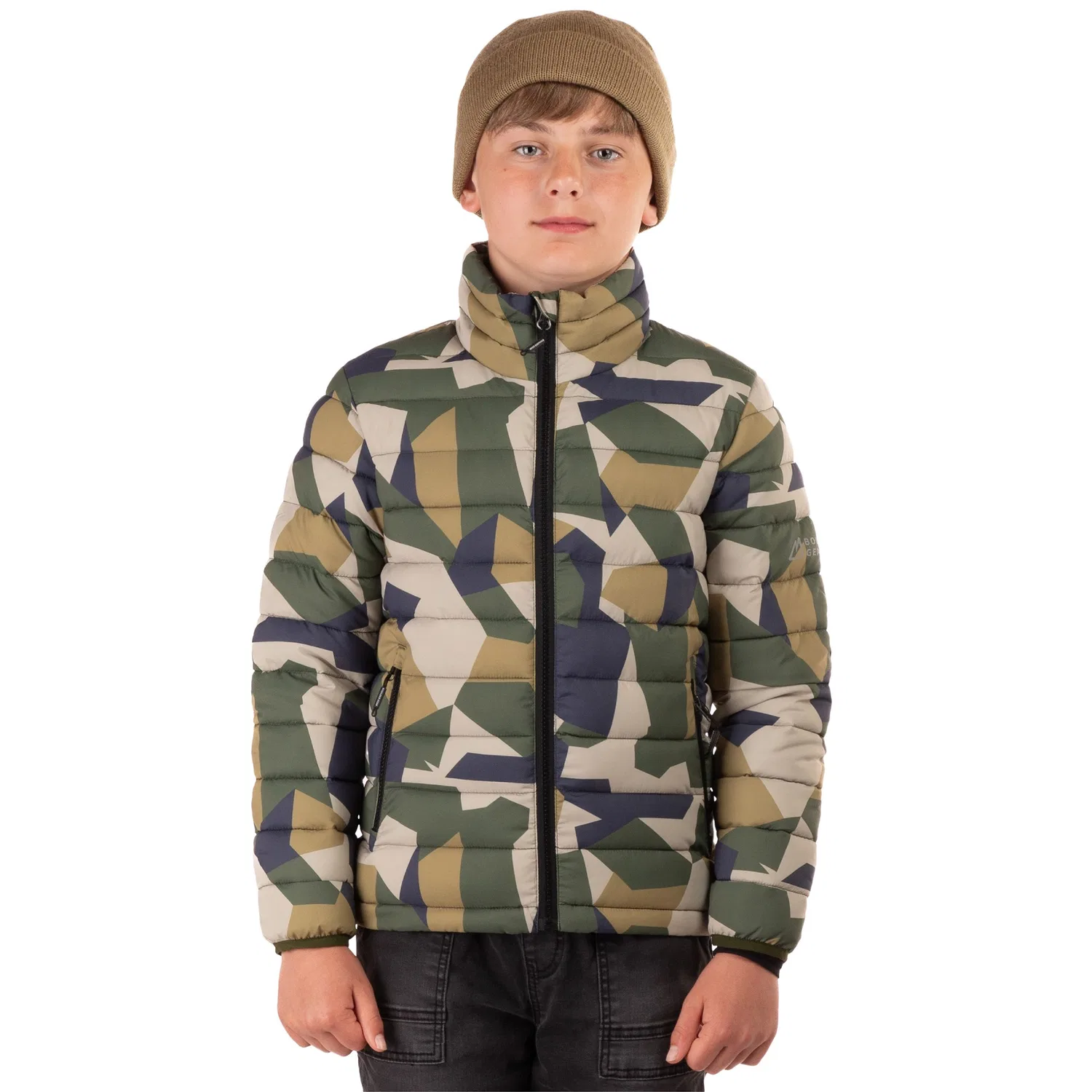 Куртка детская утепленная с принтом Camo Boulder Gear, Camo