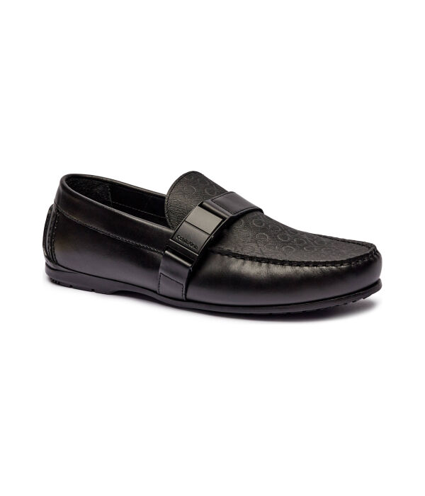 

Кожаные мокасины водительские Calvin Klein, черный