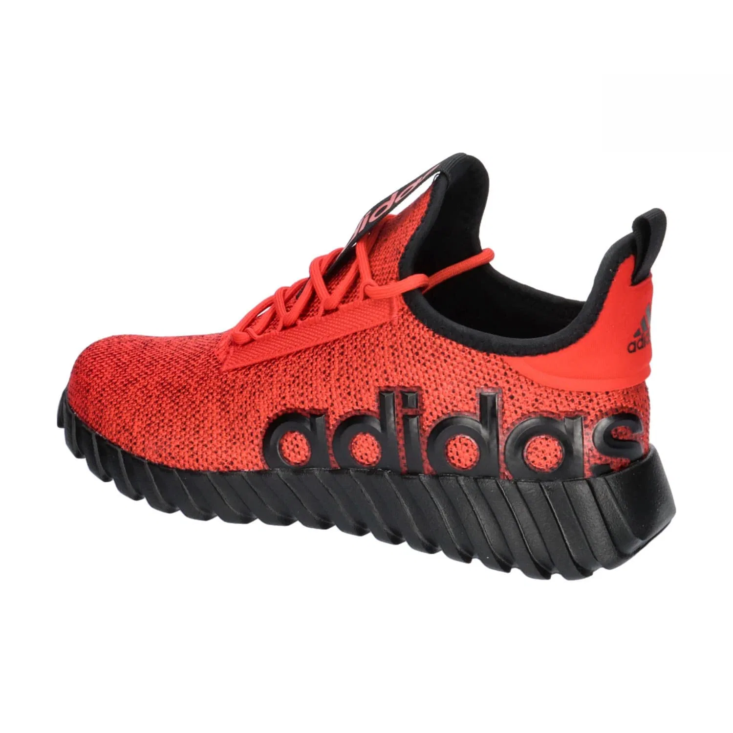 Детские кроссовки с текстурным верхом Adidas Kaptir 3.0 K, Better Scarlet Core Black Core Black — фото 3