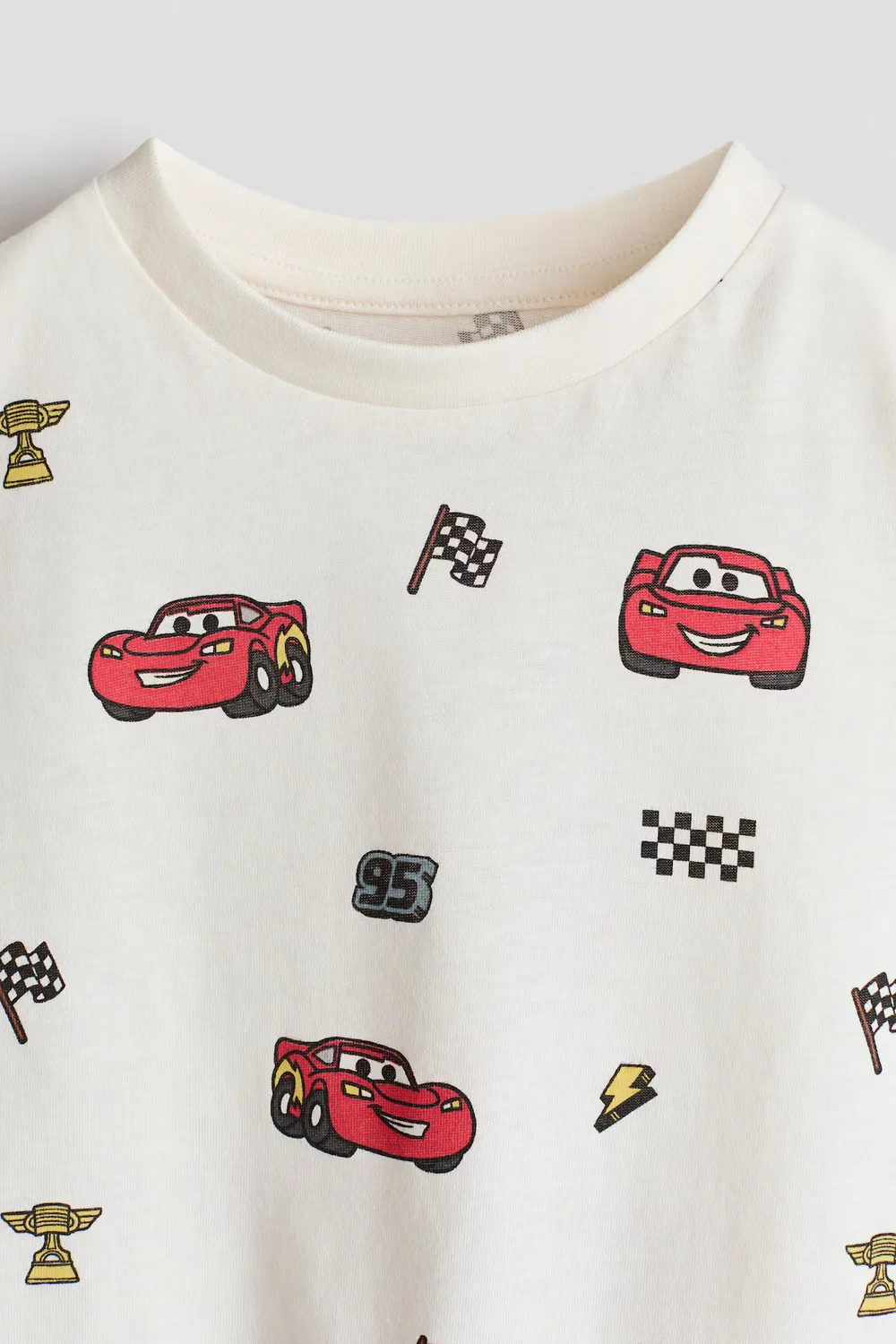 Набор из 3 футболок с принтом H&M, Rot/Autos — фото 4
