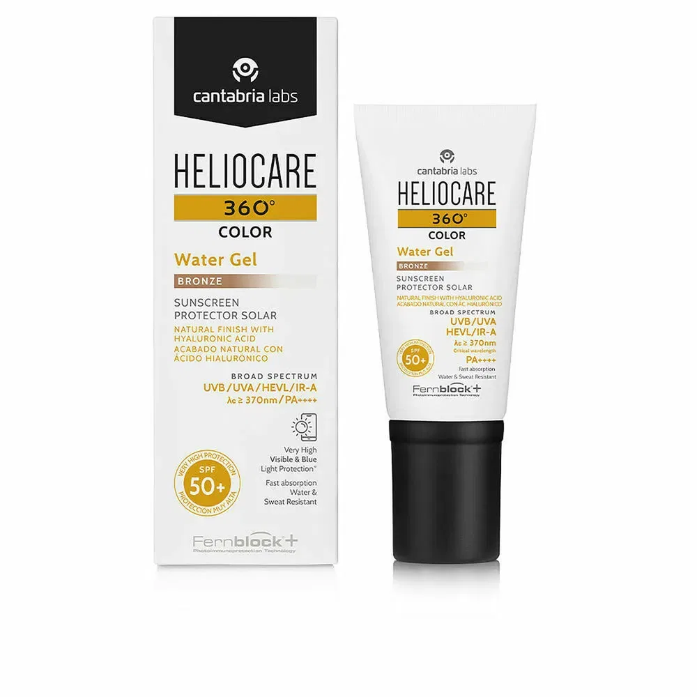 Солнцезащитный крем SPF50+ Bronze Heliocare, прозрачный