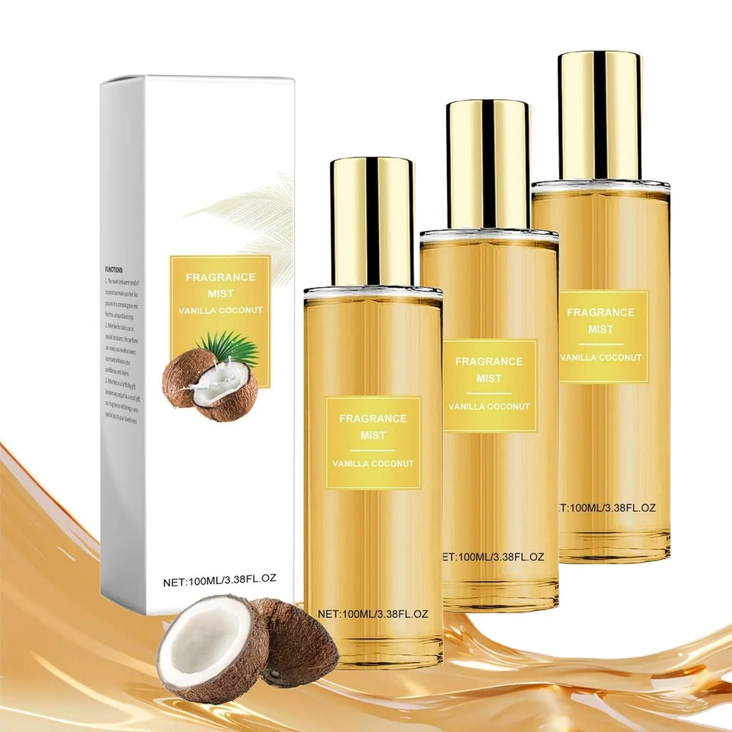 Освежающий спрей для тела Coconut Fragrance Mist, Generisch, 100 мл