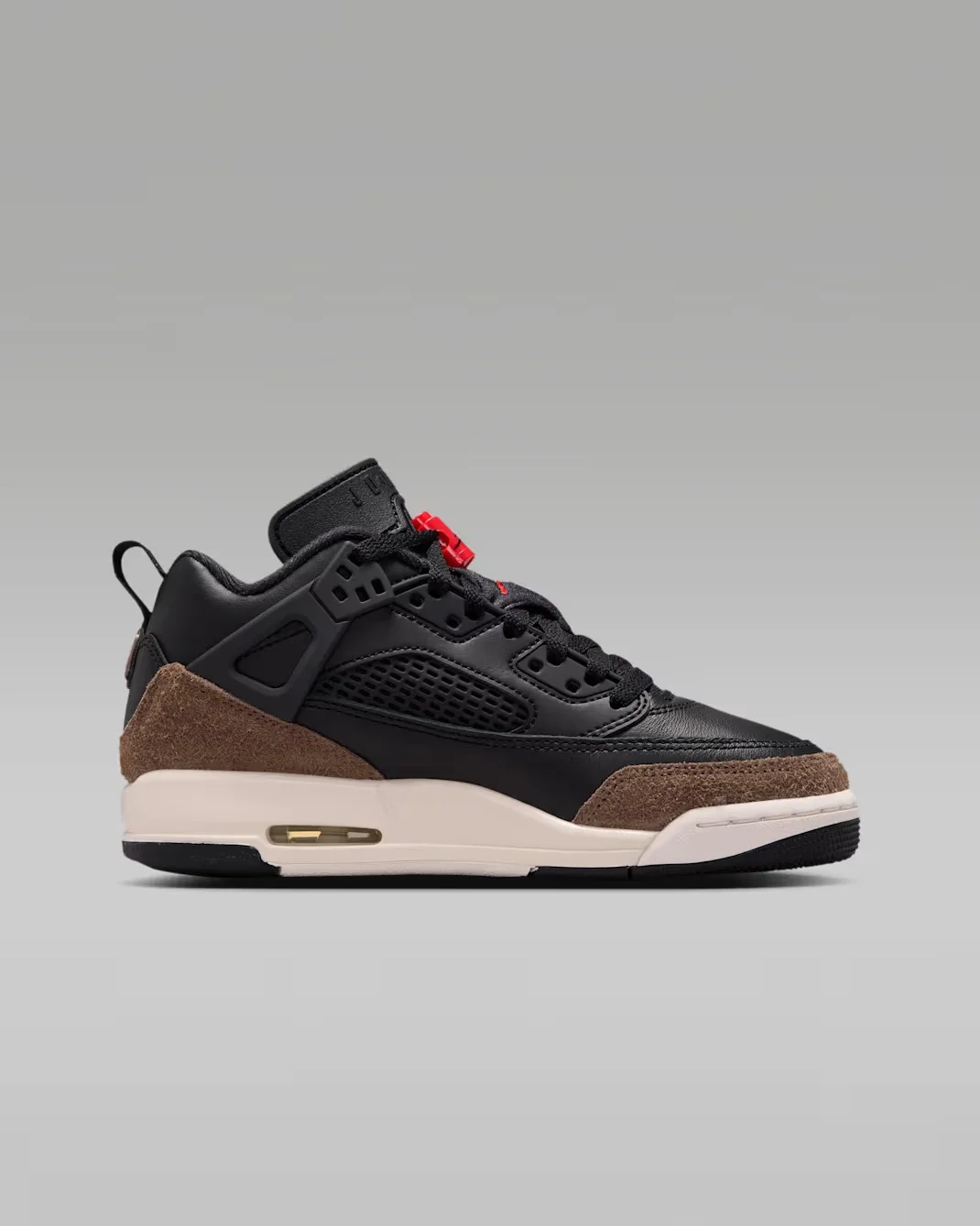 Кроссовки детские Nike Jordan Spizike Low, черный/коричневый — фото 2