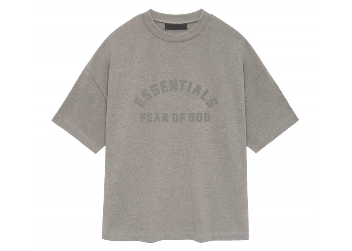 Мужская футболка с коротким рукавом из плотной ткани Core Collection Tee Fear of God, Heather Grey
