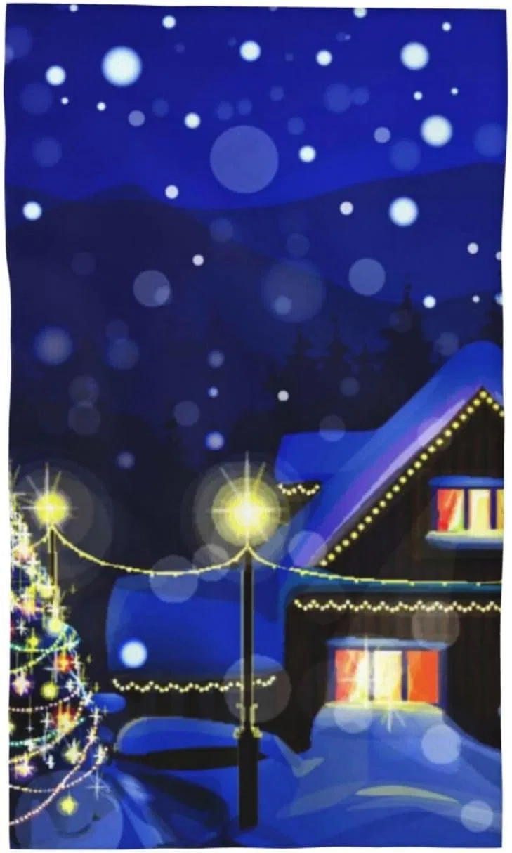 Махровая салфетка Pevtufa Weihnachtsnacht, 70x40 см