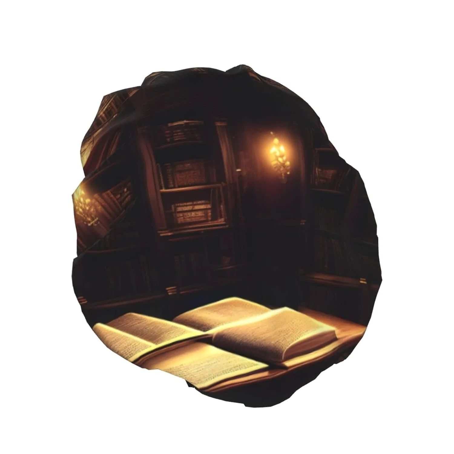 Шапочка для душа Book Room Mysterious Library Print, MyPiky, One Size, Book Room Mysterious Library — фото 2