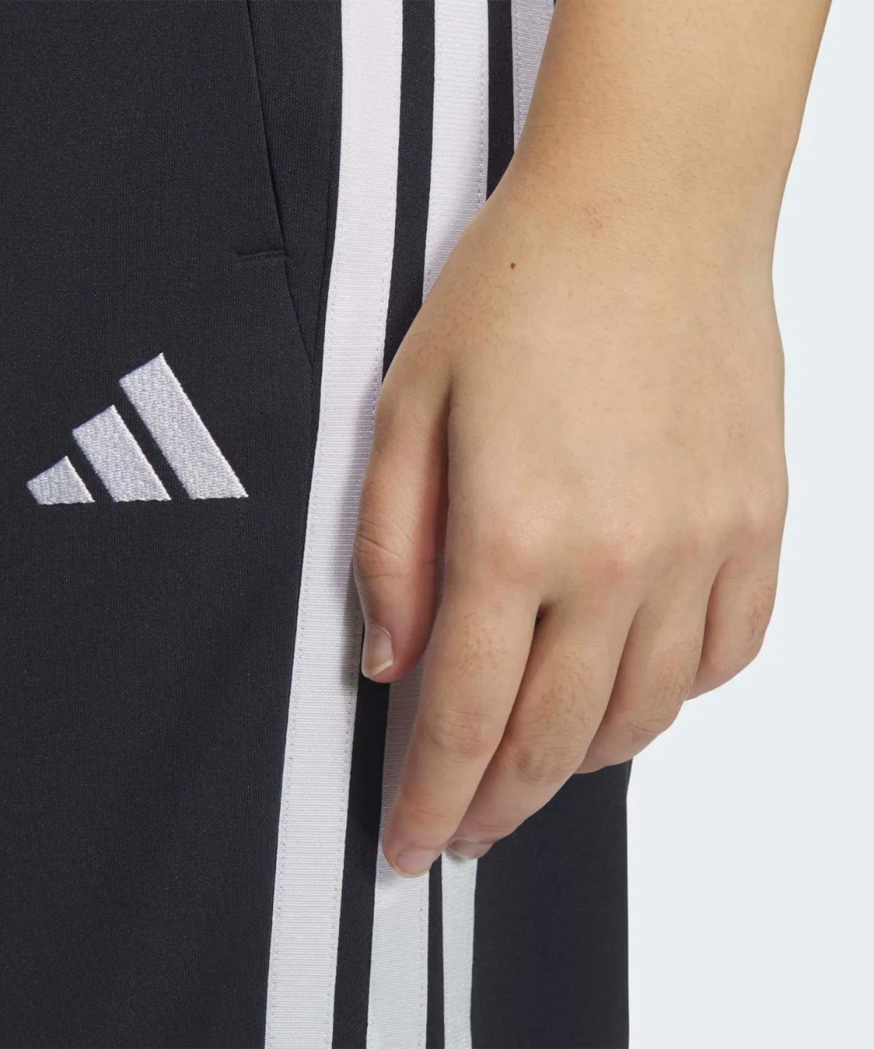 Женские спортивные брюки с принтом Three Stripes Regular Fit Double Knit Track Pants Adidas, Blue — фото 4