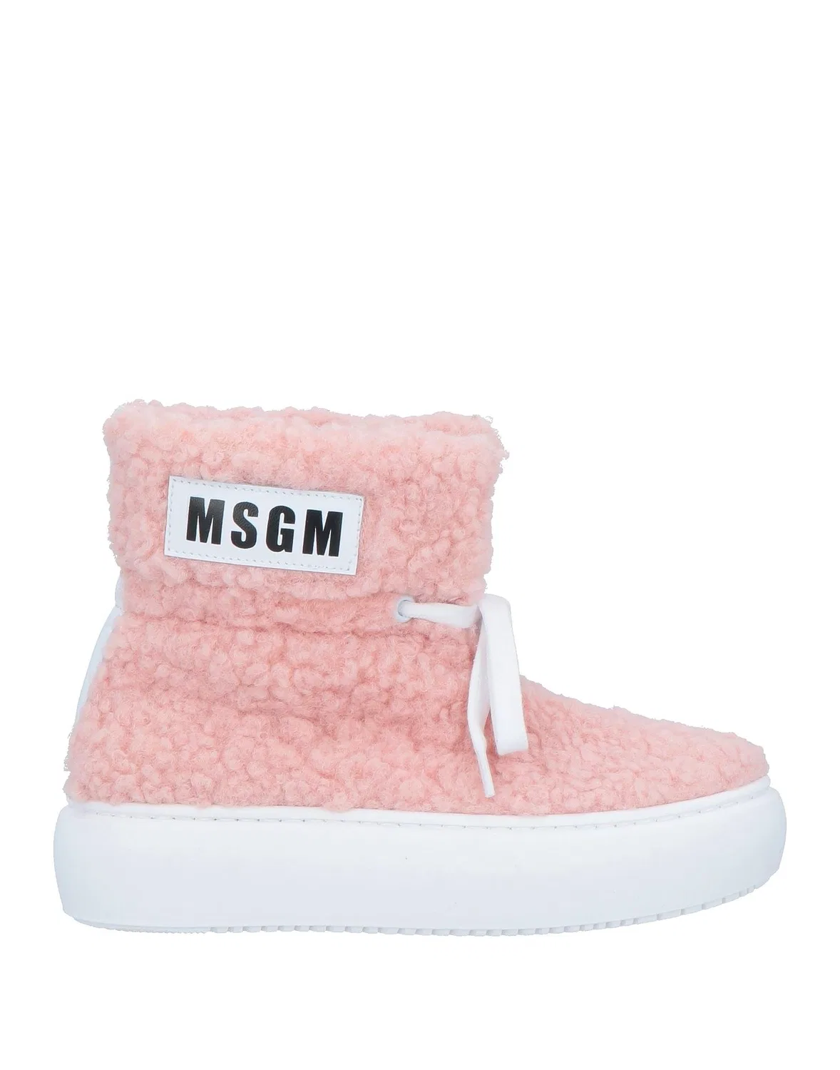 Детские ботинки из букле Msgm, Light Pink