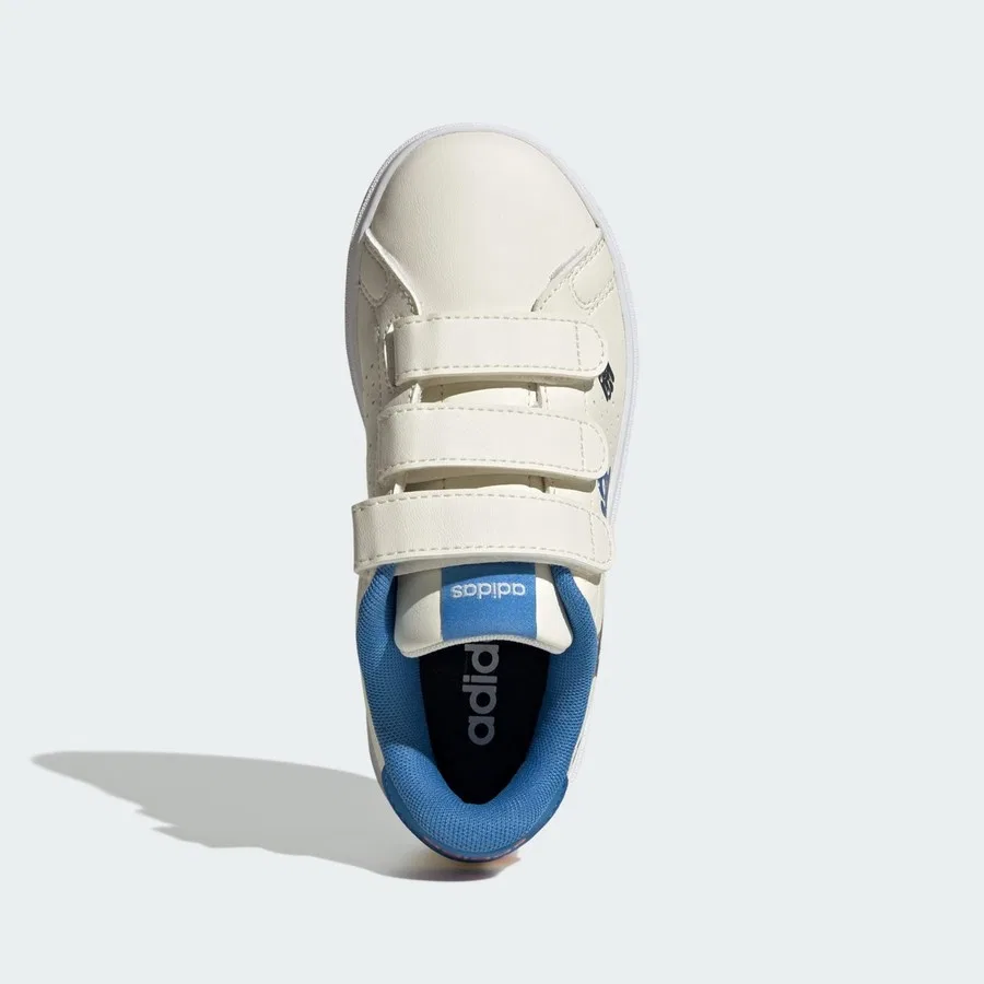 Детские кроссовки с синтетической кожей Advantage Base 2.0 adidas, Белый — фото 4