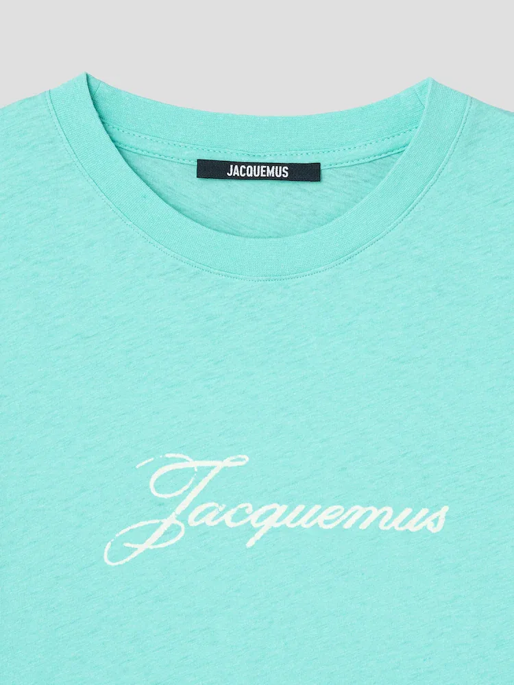 Футболка с логотипом JACQUEMUS, Mint Green — фото 3