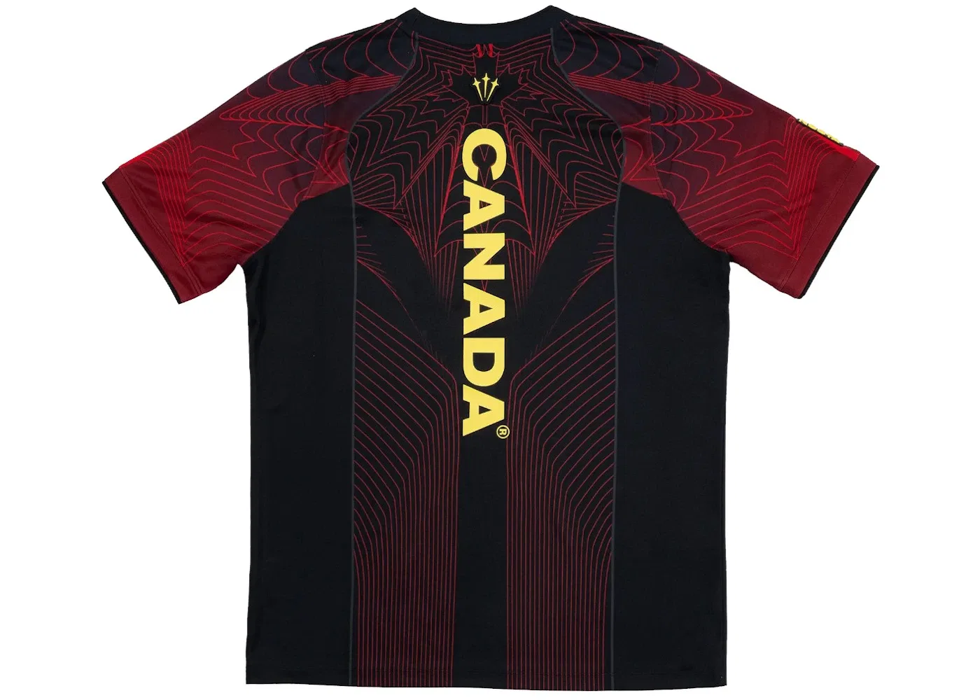 Мужская предматчевая футболка с длинным рукавом Nike x NOCTA Canada X2 World Cup 2026 Soccer O-Can, Black — фото 2