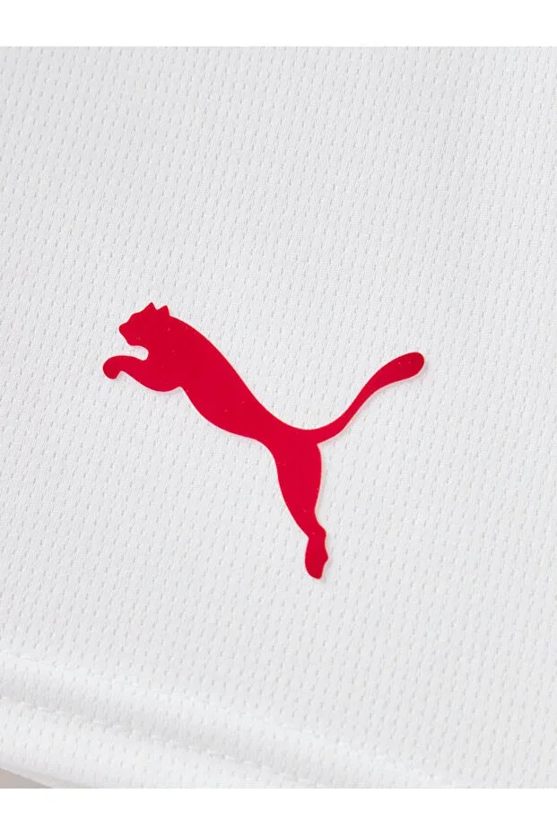Детские спортивные шорты для девочек с принтом Galatasaray Puma 2026/2027 Kids' Alternate Shorts Gsstore, White — фото 3