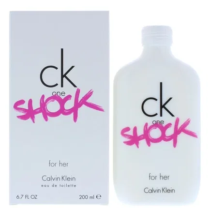 Туалетная вода цветочная Calvin Klein CK One Shock For Her, 200 мл