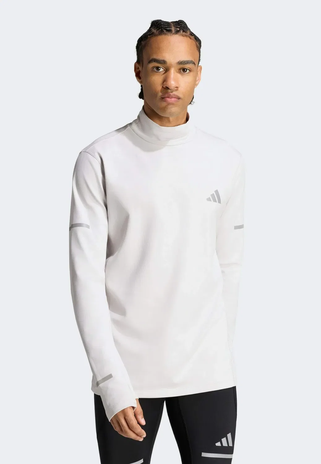 Теплая футболка с длинным рукавом Adi365 для бега - топ с длинными рукавами Adidas Performance, Grey One
