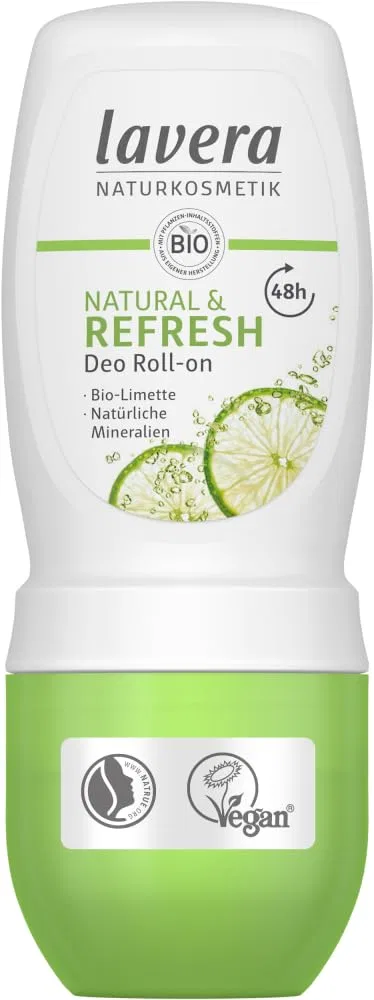 Дезодорант роликовый Natural & Refresh, lavera, 18 x 50 мл
