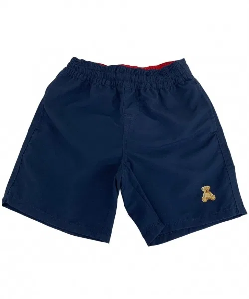 Детские шорты для плавания POLO BCS с вышивкой медведя, Navy