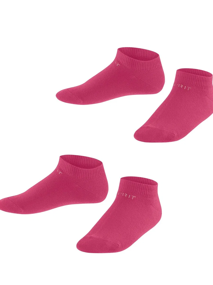 Носки ESPRIT 'Foot Logo 2-Pack' красного цвета