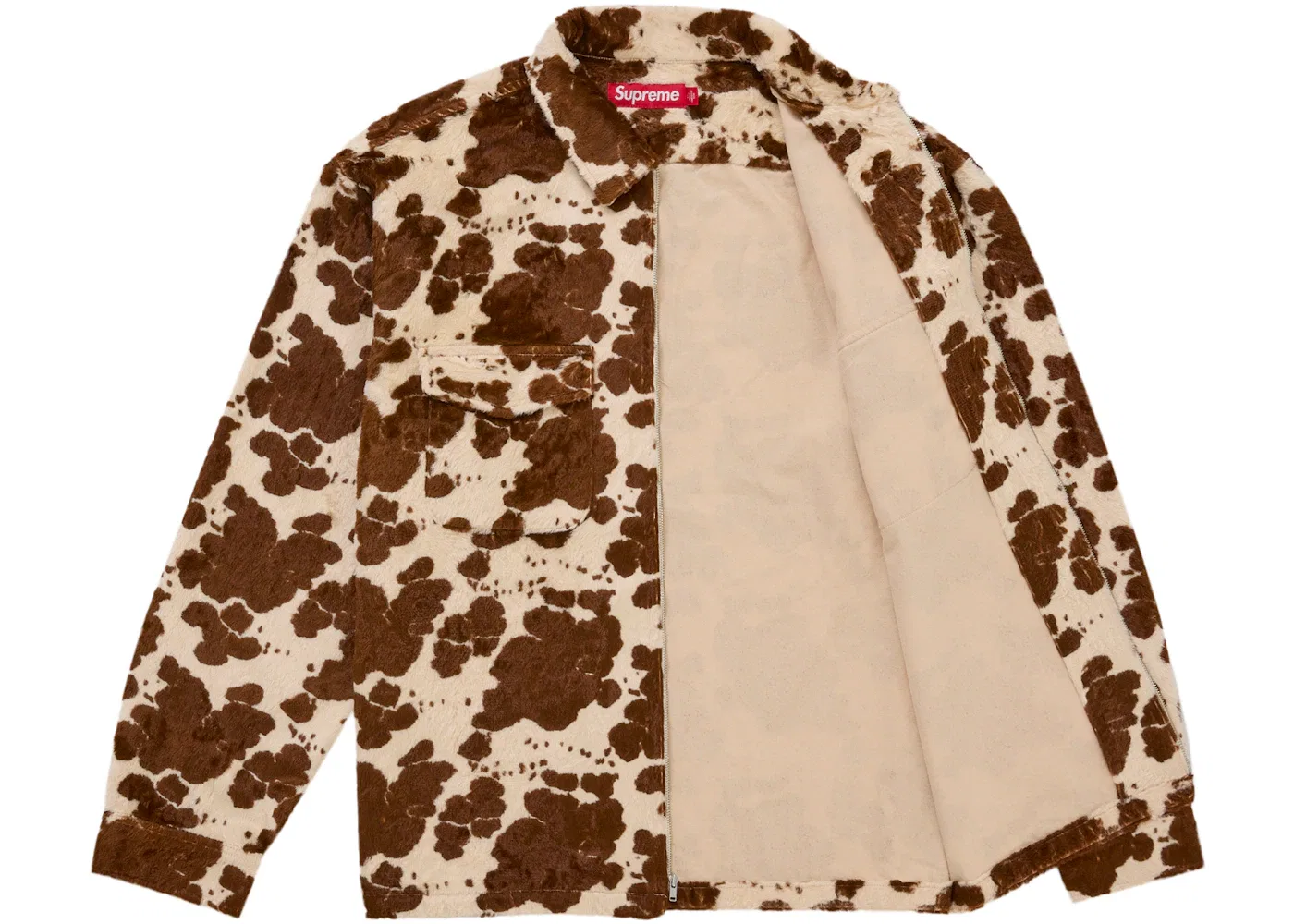 Мужская рубашка из искусственного меха Shirt Supreme, Cow — фото 2