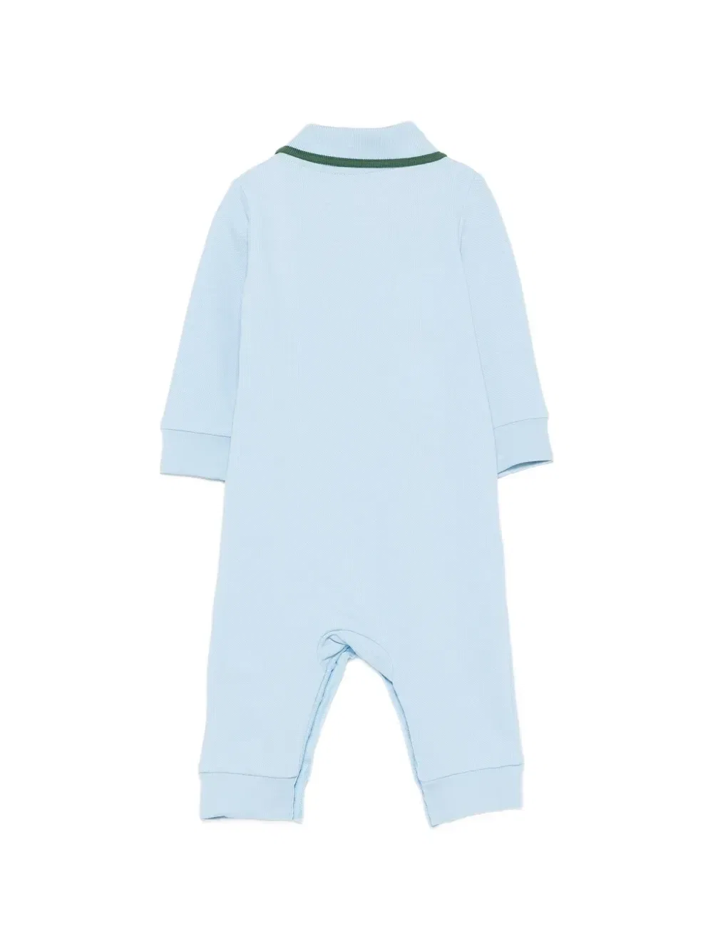 Комбинезон из ткани пике с нашивкой-логотипом Lacoste Kids, синий — фото 2