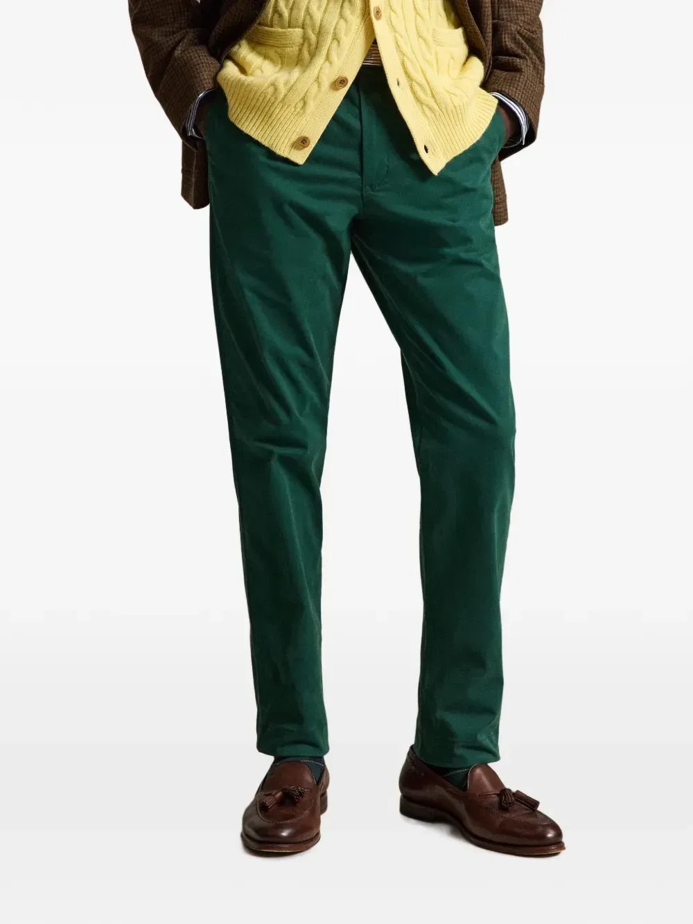 Узкие брюки Jarrett POLO RALPH LAUREN, зеленый — фото 3