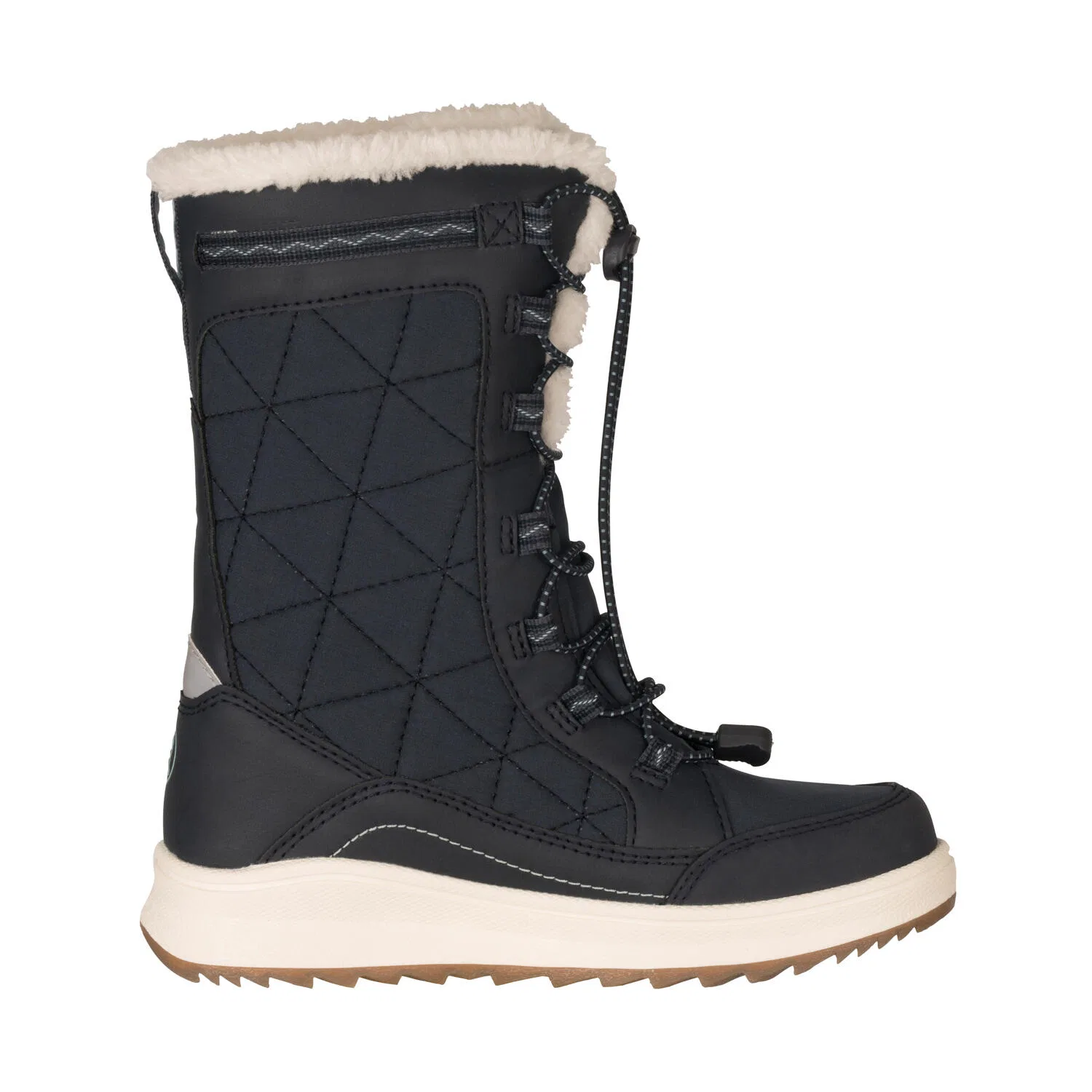Детские зимние ботинки для девочек с быстрой шнуровкой Girls Arendal Winter Boots PRO Trollkids, Navyblau — фото 2
