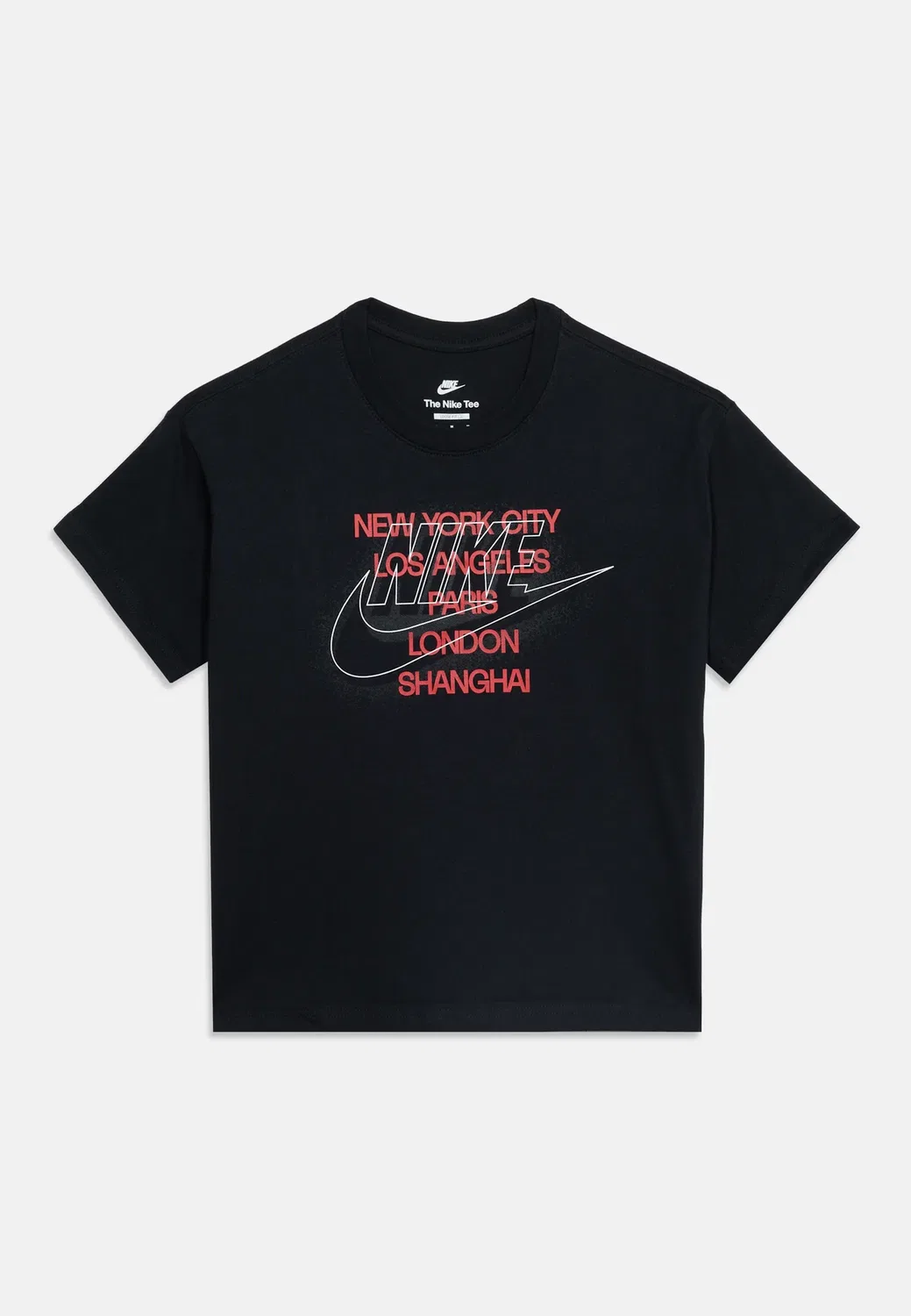 Футболка унисекс Tee Futura Remix с принтом Nike Sportswear, Black